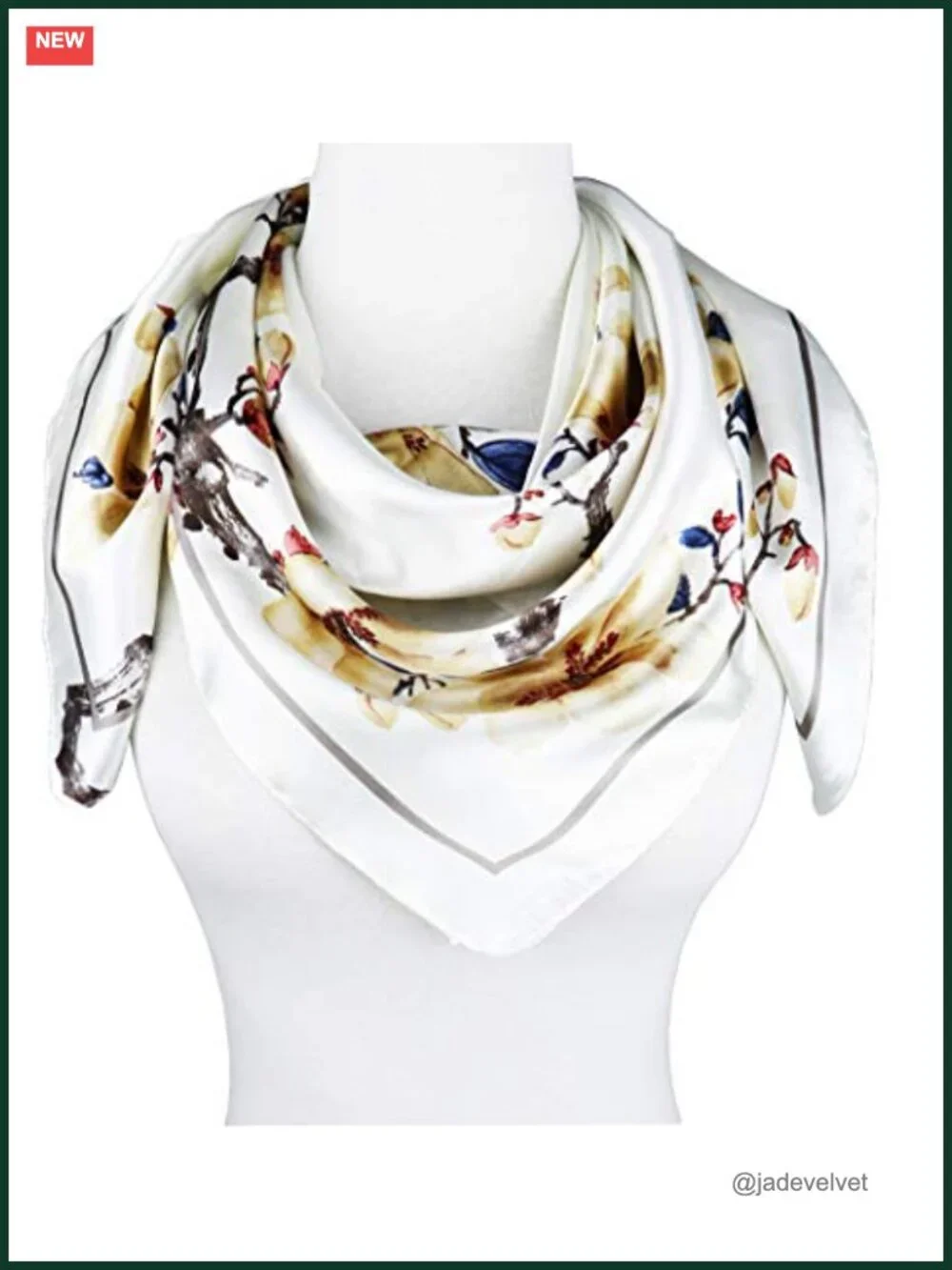 Satin Head Scarf for Women Silk Like Hair Wrap 35x35 Square Bandana